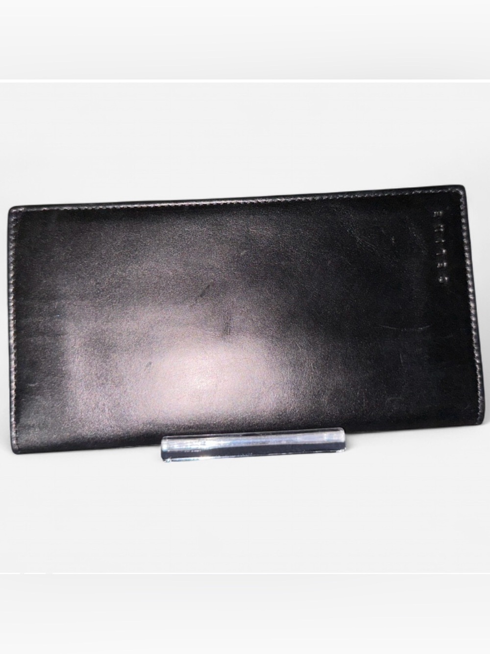 Celine Black Long Leather Bi-fold Wallet